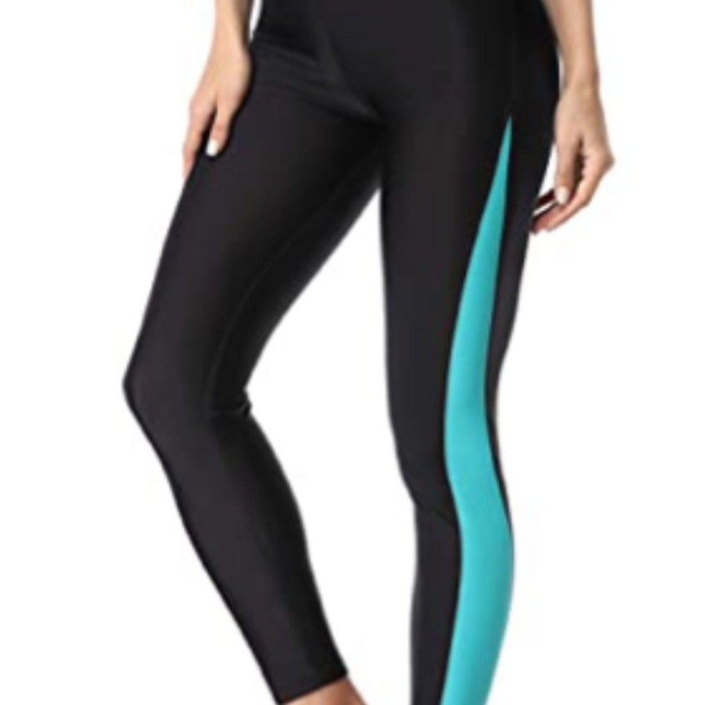NWOT! Rash Guard Women Long Swim Pants- high waist- Swim bottoms